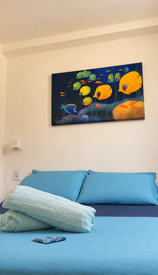 Camere matrimoniali — Mundo da Lua Hostel, Terceira Praia, Morro de São Paulo, Bahia. 02 · Terza spiaggia